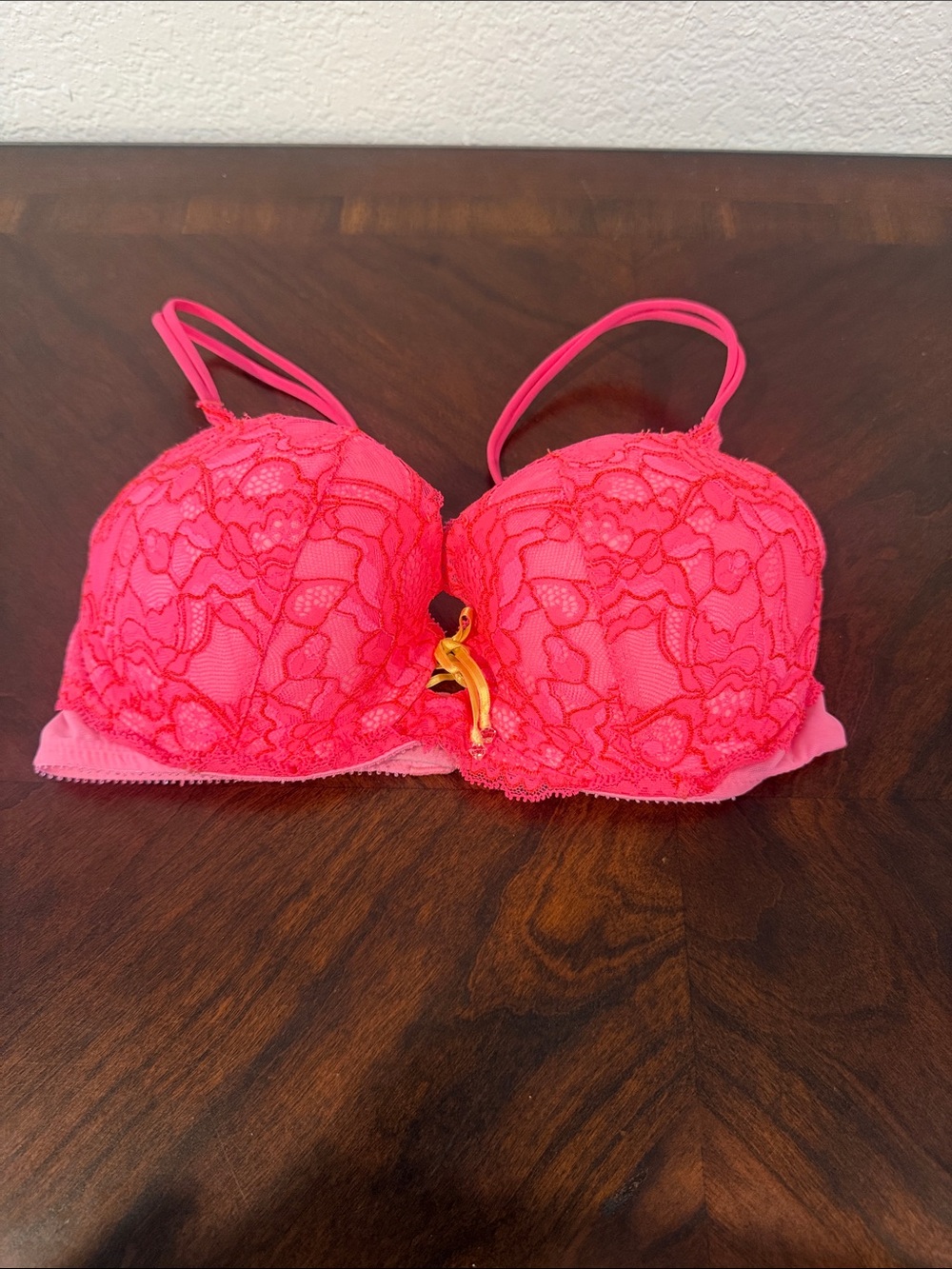 Victorias Secret Pink Lace Push-Up Bra – Women's Intimates